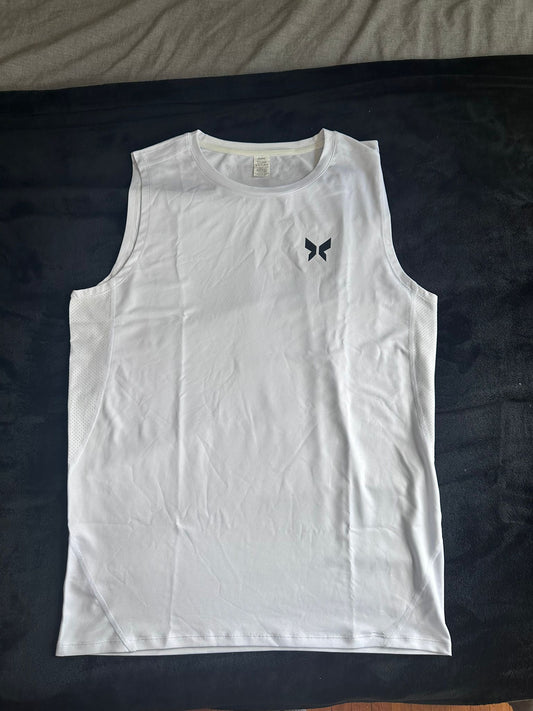 White mens Tank Top